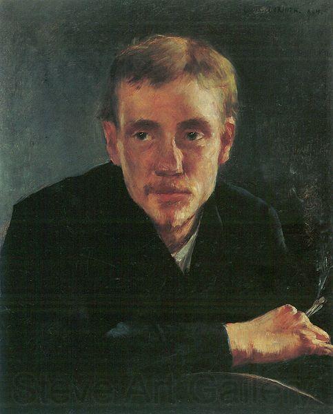 Lovis Corinth Portrat des Malers Eugene Gorge Norge oil painting art